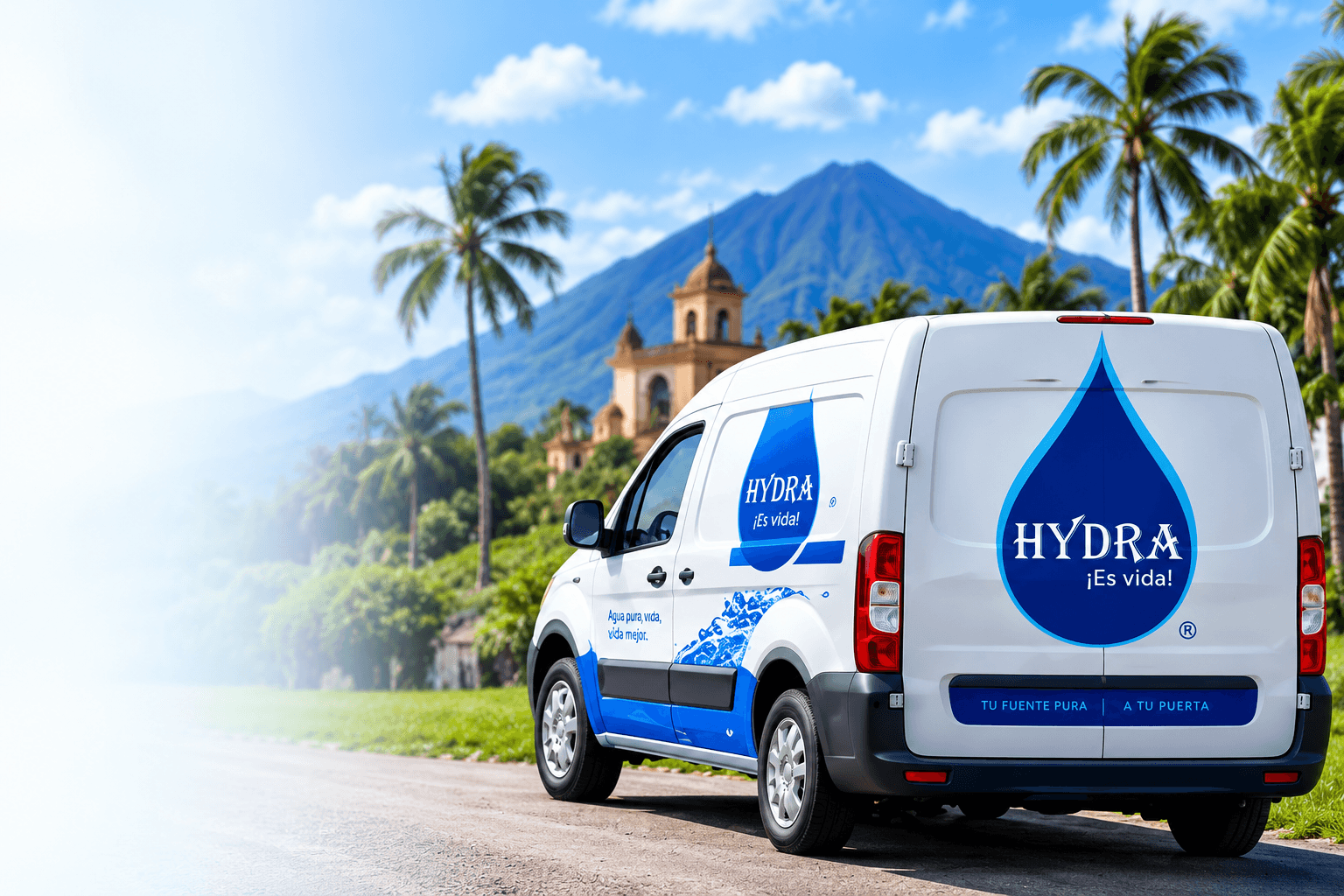 Vehículo de delivery HYDRA en fotografía oficial
